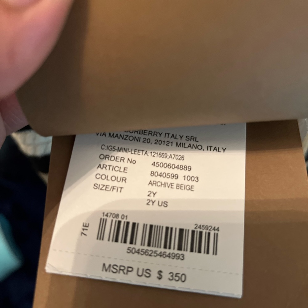 Brand NEW Burberry Cardigan
